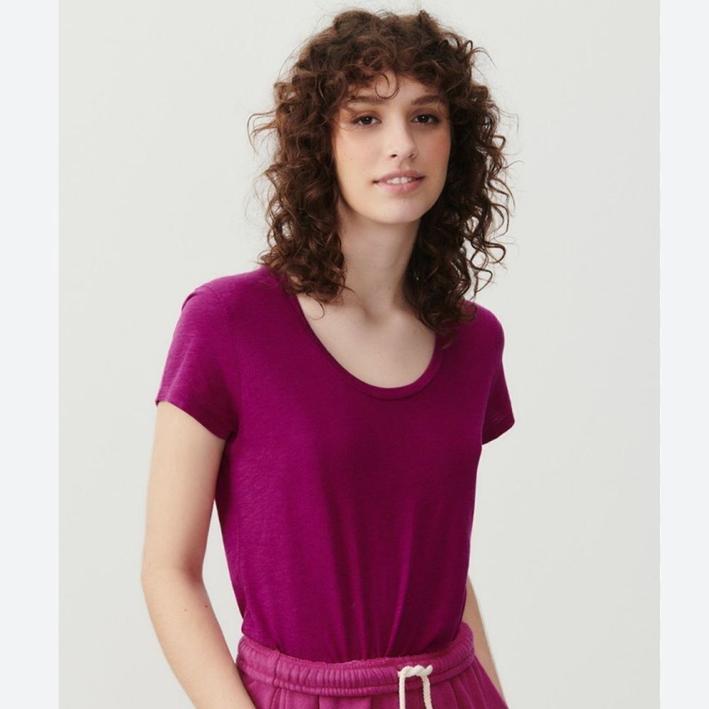 American Vintage Jacksonville Tee in Vintage Grape sz. M